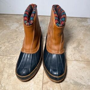 Sporto Tan and Black Winter Boots